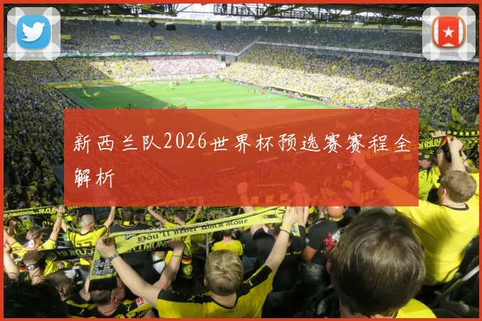 新西兰队2026世界杯预选赛赛程全解析